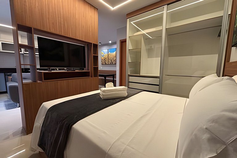 Flat Alto Padrão Cozinha Completa com Varanda - RTM70