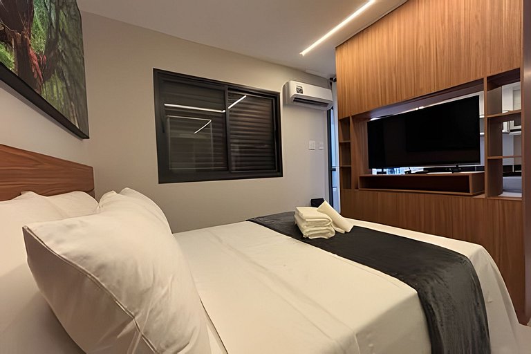 RTM70 - Flat Alto Padrão Cozinha Completa com Varanda