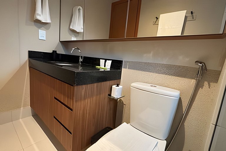 Flat Alto Padrão Cozinha Completa com Varanda - RTM70
