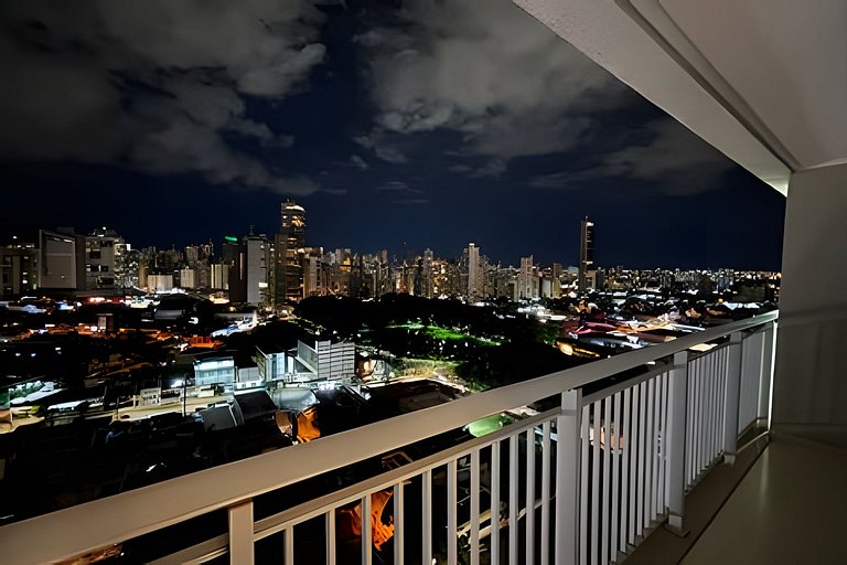 Flat Vista para Parque Cozinha Completa - WLK22