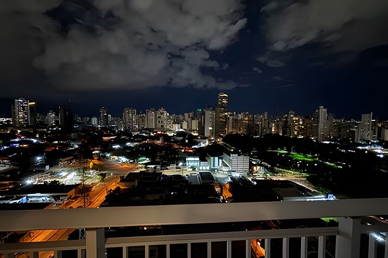 Flat Vista para Parque Cozinha Completa - WLK22