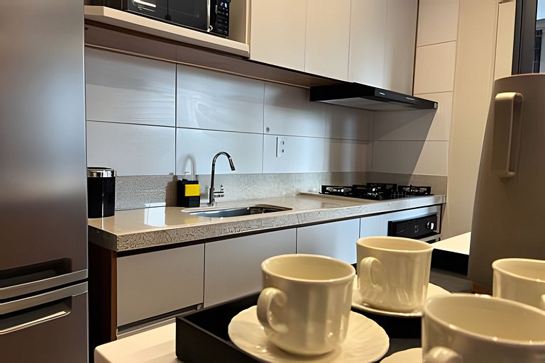 RTM15 - 2Q Garagem Ar-condicionado Total com Varanda