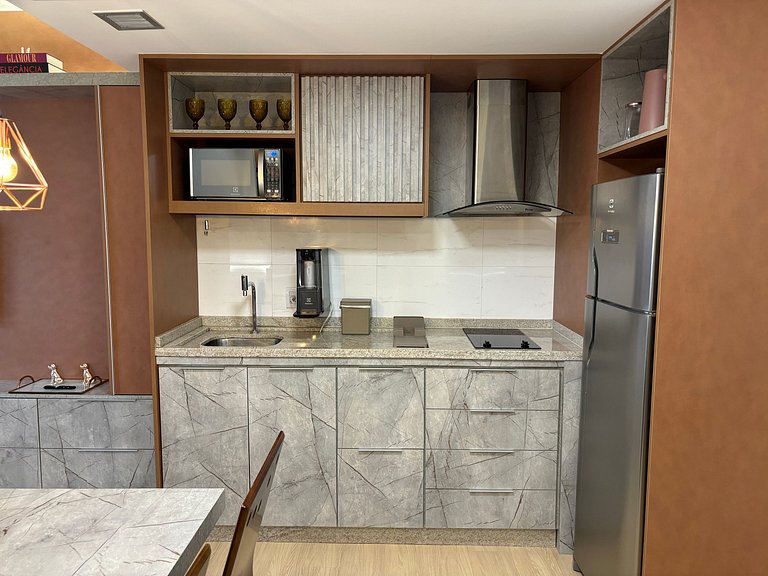 BLD22 - Flat Próx Órion Cozinha Completa