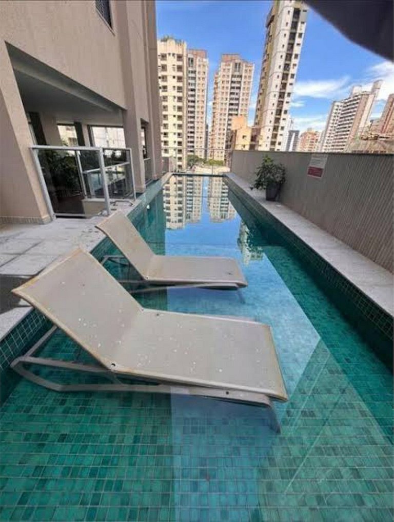 RTM12 - Studio Cama SuperKing Cozinha Completa e Varanda