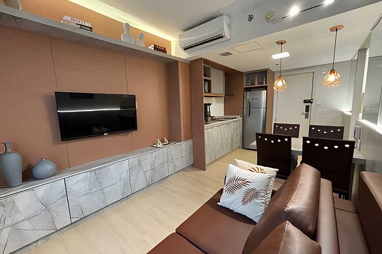 BLD22 - Flat Próx Órion Cozinha Completa