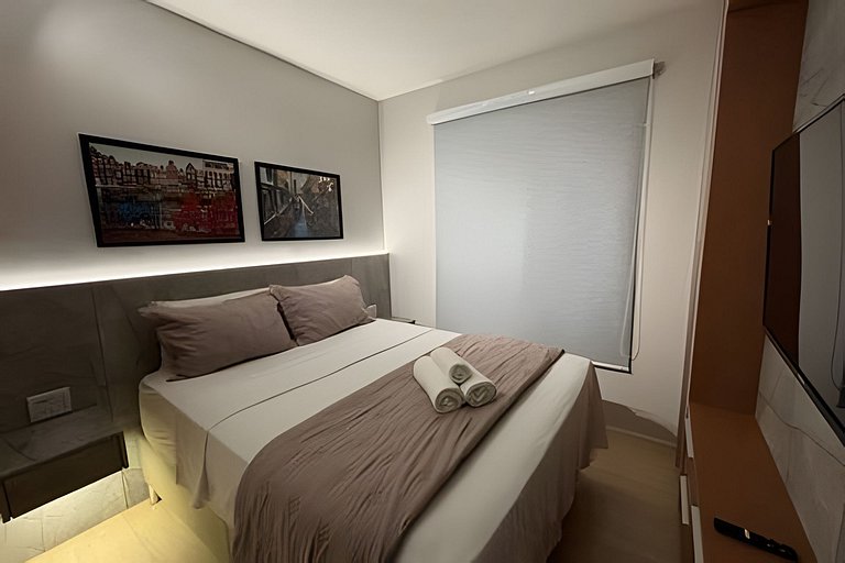 BLD22 - Flat Próx Órion Cozinha Completa