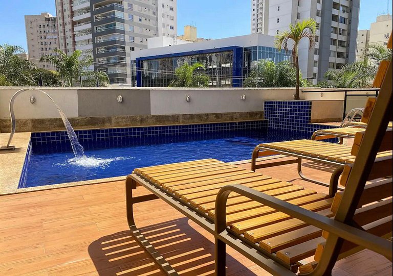 SUN30 - Flat Praça do Sol Cama Superking e Cozinha