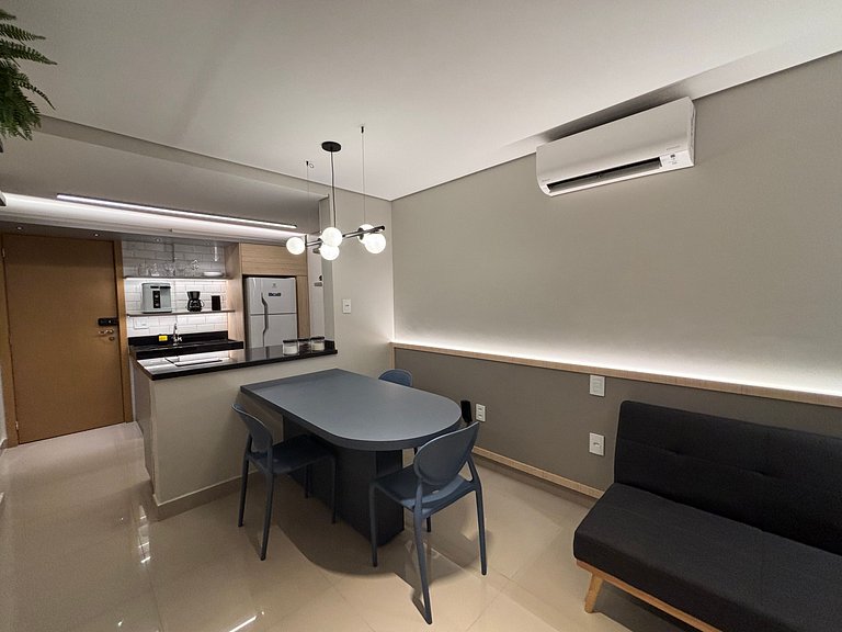 Flat Cama Superking Garagem Cozinha Completa - QSH35