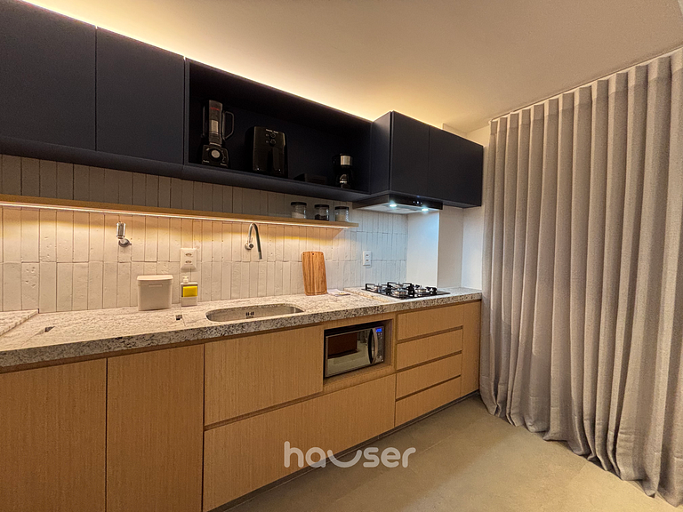 IDV80 - 2Q Garagem Ar-condicionado Total com Varanda