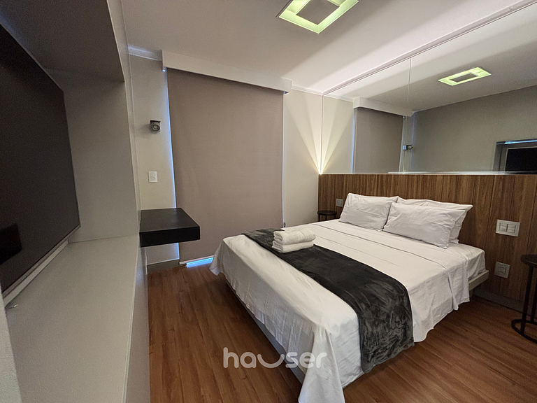 WLK26 - Flat Vista para Parque Cozinha Garagem