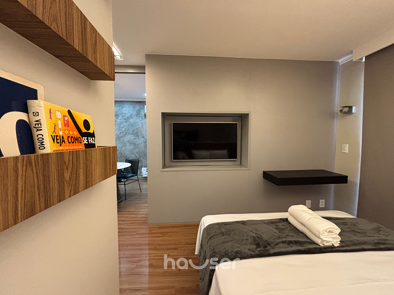 WLK26 - Flat Vista para Parque Cozinha Garagem