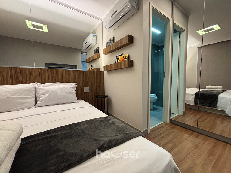 WLK26 - Flat Vista para Parque Cozinha Garagem