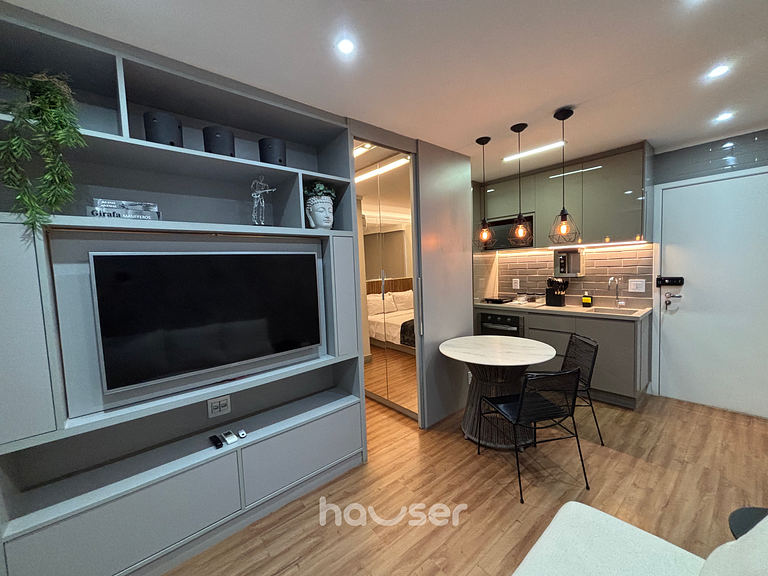 WLK26 - Flat Vista para Parque Cozinha Garagem