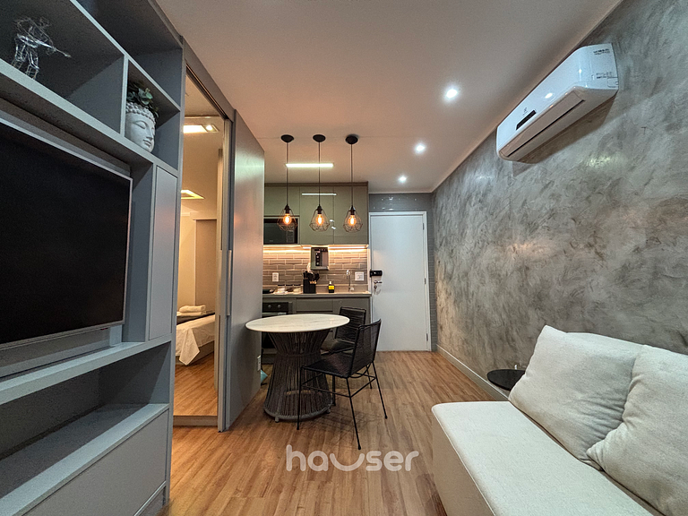 WLK26 - Flat Vista para Parque Cozinha Garagem