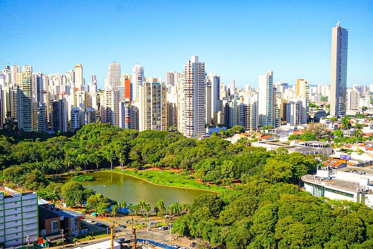 WLK26 - Flat Vista para Parque Cozinha Garagem