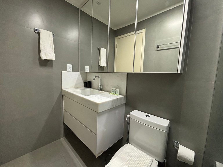 WLK26 - Flat Vista para Parque Cozinha Garagem