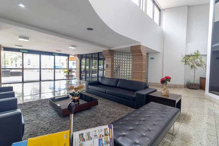 SUN30 - Flat Praça do Sol Cama Superking e Cozinha